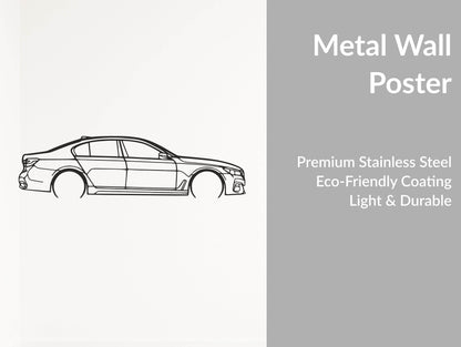 7 Series G11/G12 LCI - Metal Wall Art - Metal Art