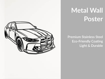 M3 G80 - Metal Wall Art - Metal Art