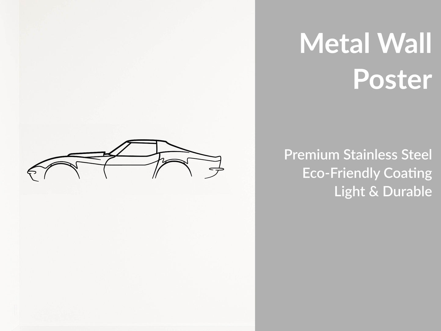 Corvette c3 L88 - Metal Wall Art - Metal Art