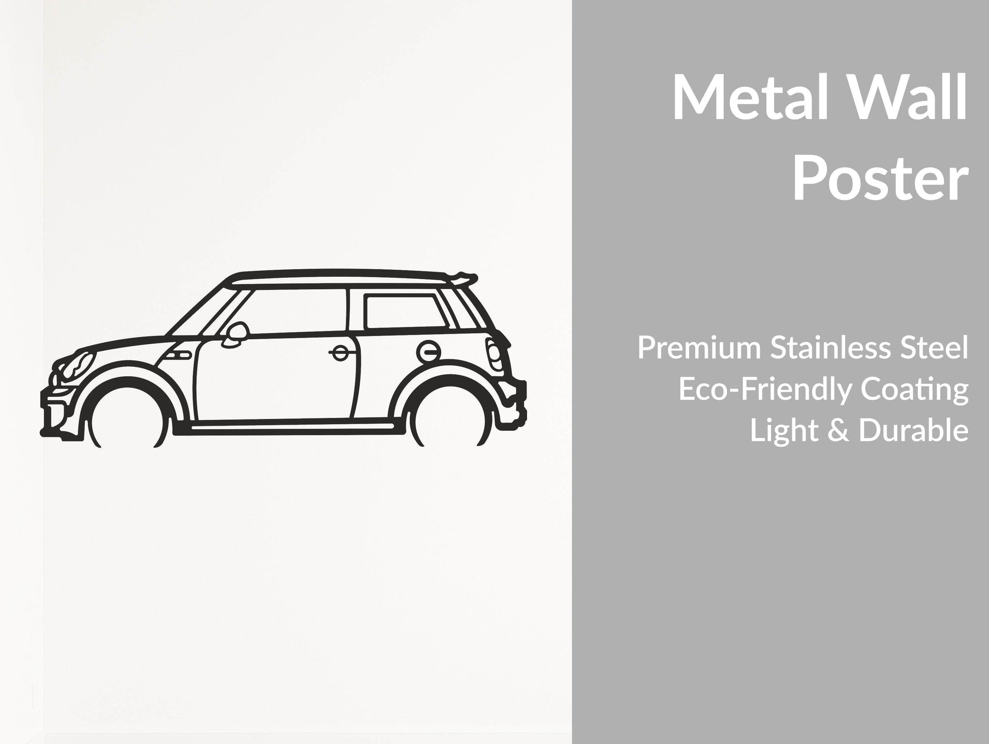 Cooper S - Metal Wall Art - Metal Art