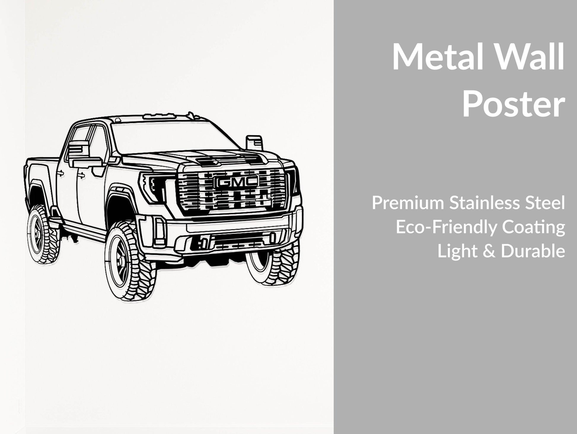 Sierra 2500 Denali - Metal Wall Art - Metal Art