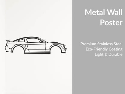 Mustang S197 (2005–2009) - Metal Wall Art - Metal Art
