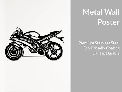 YZF-R6 - Metal Wall Art - Metal Art