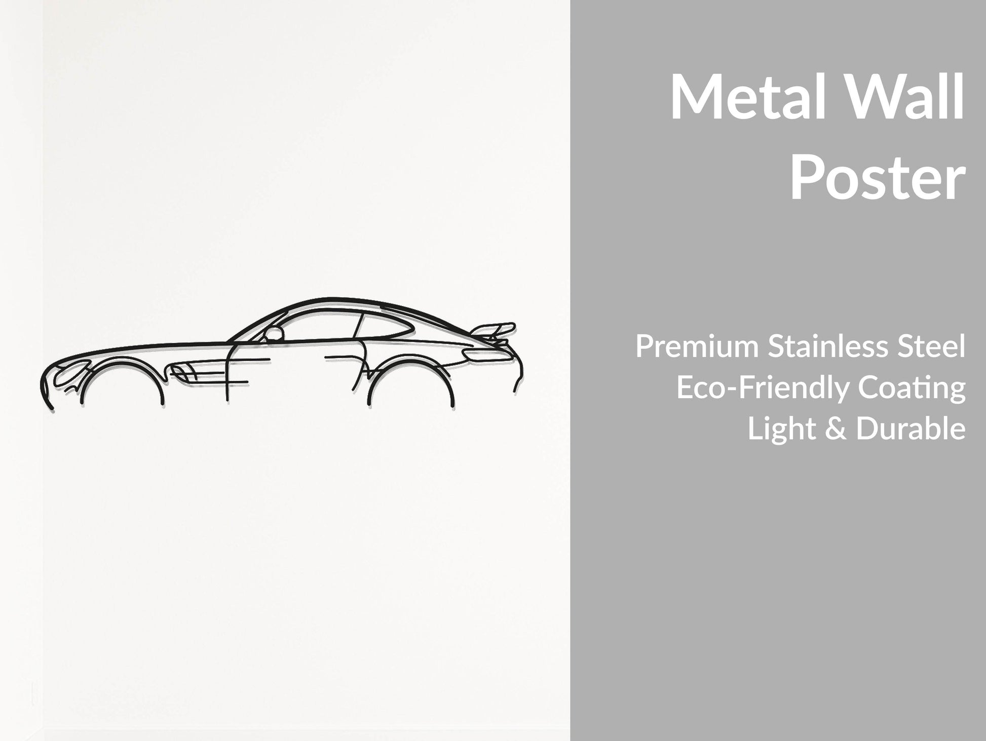 AMG GT R Classic - Metal Wall Art - Metal Art