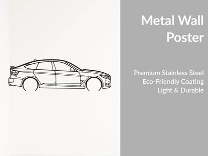 3 Series GT (F34) - Metal Wall Art - Metal Art