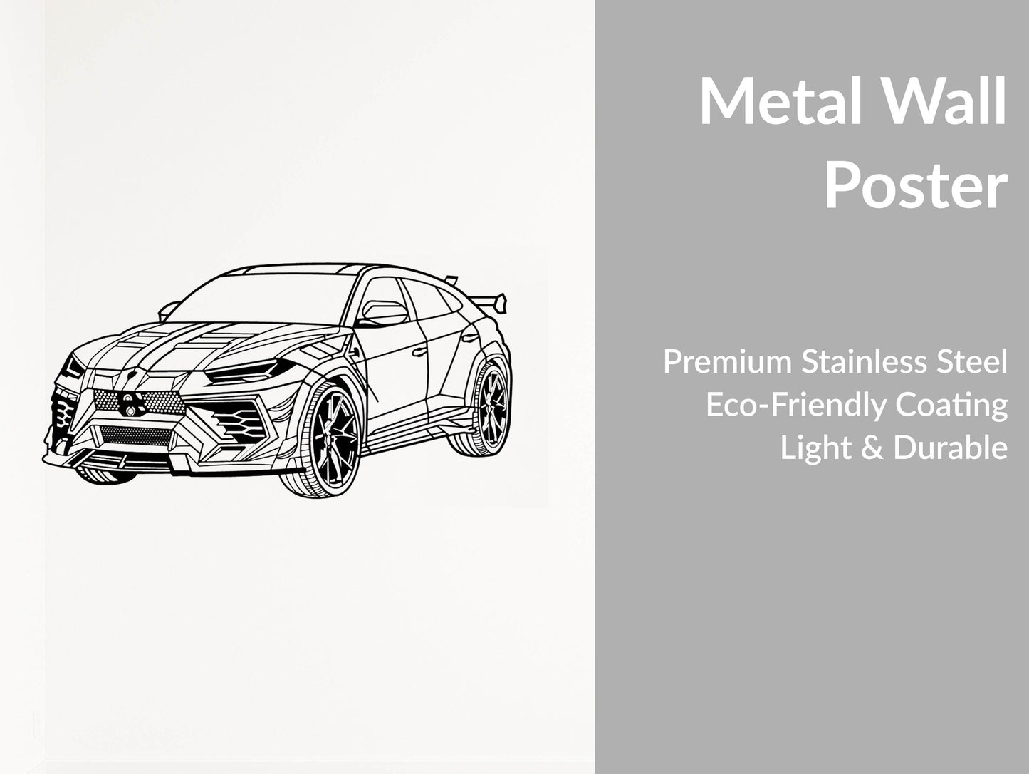 Urus Perspective - Metal Wall Art - Metal Art