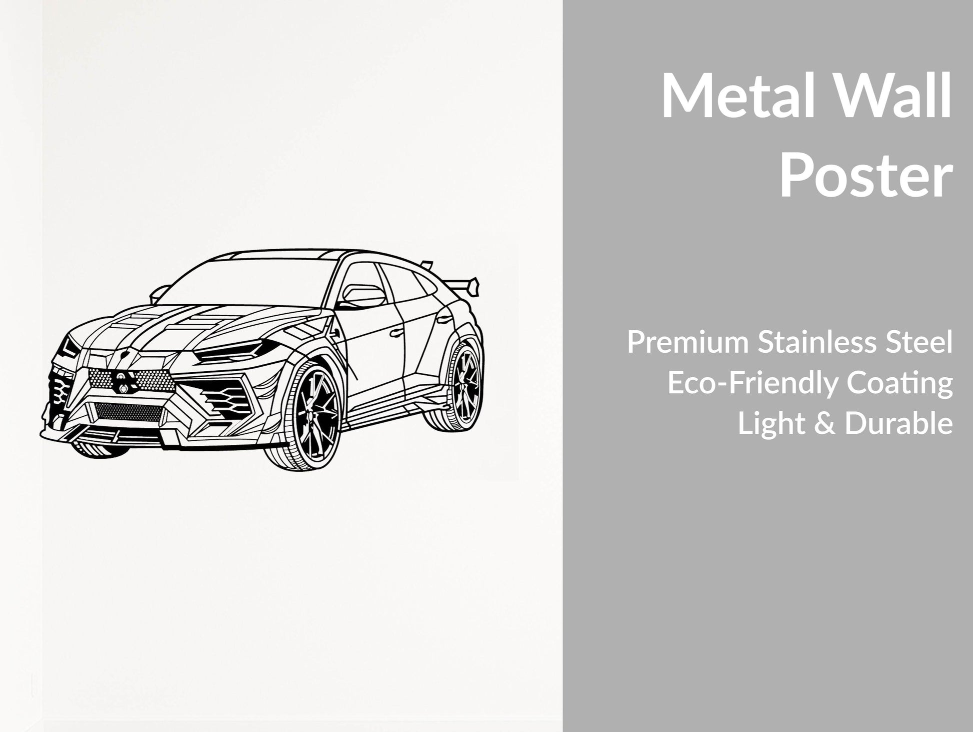 Urus Perspective - Metal Wall Art - Metal Art