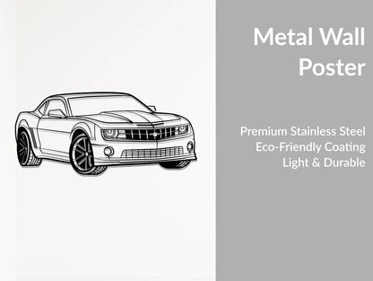Camaro 5th Gen - Metal Wall Art - Metal Art
