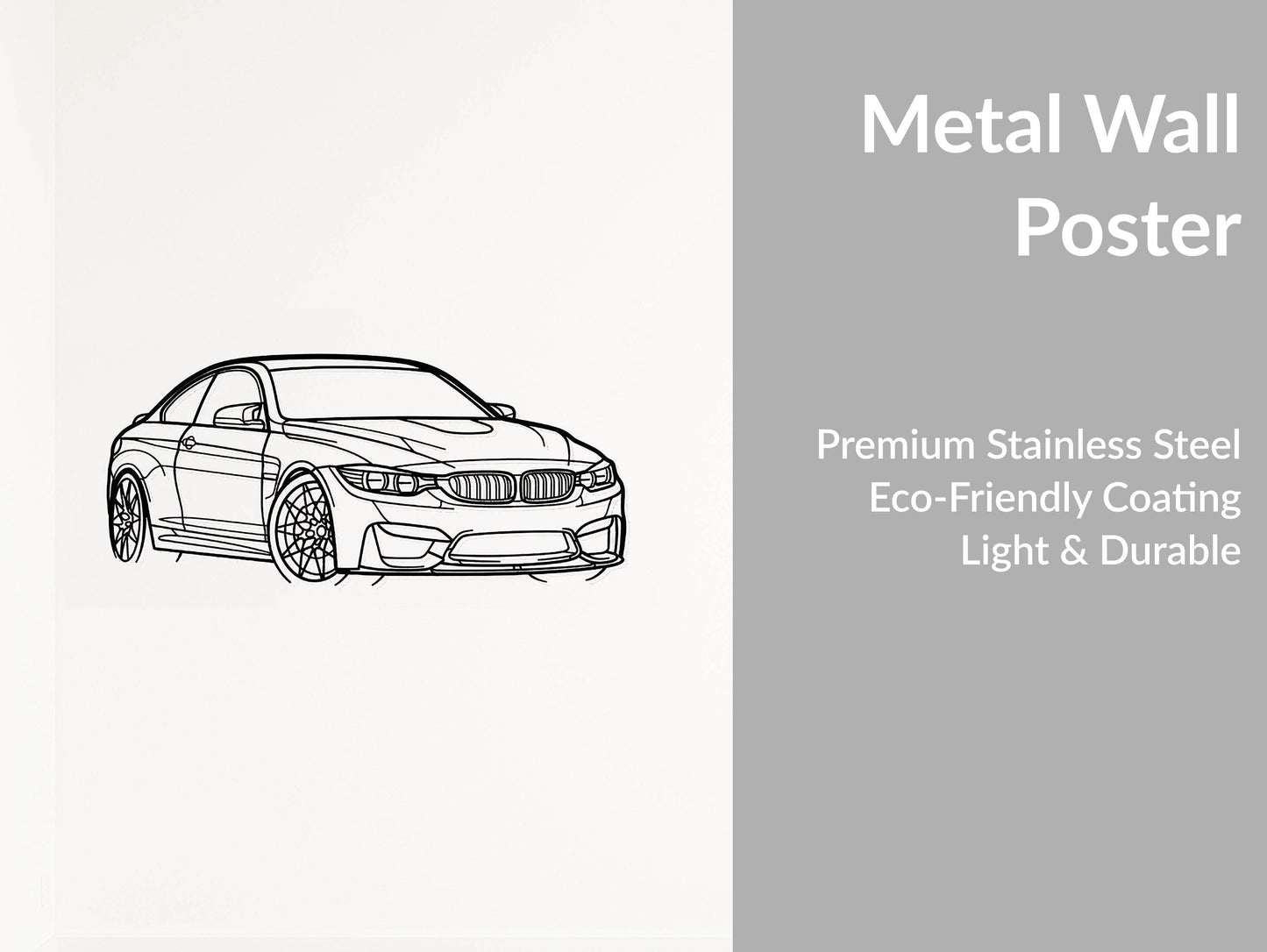 M4 F82 - Metal Wall Art - Metal Art