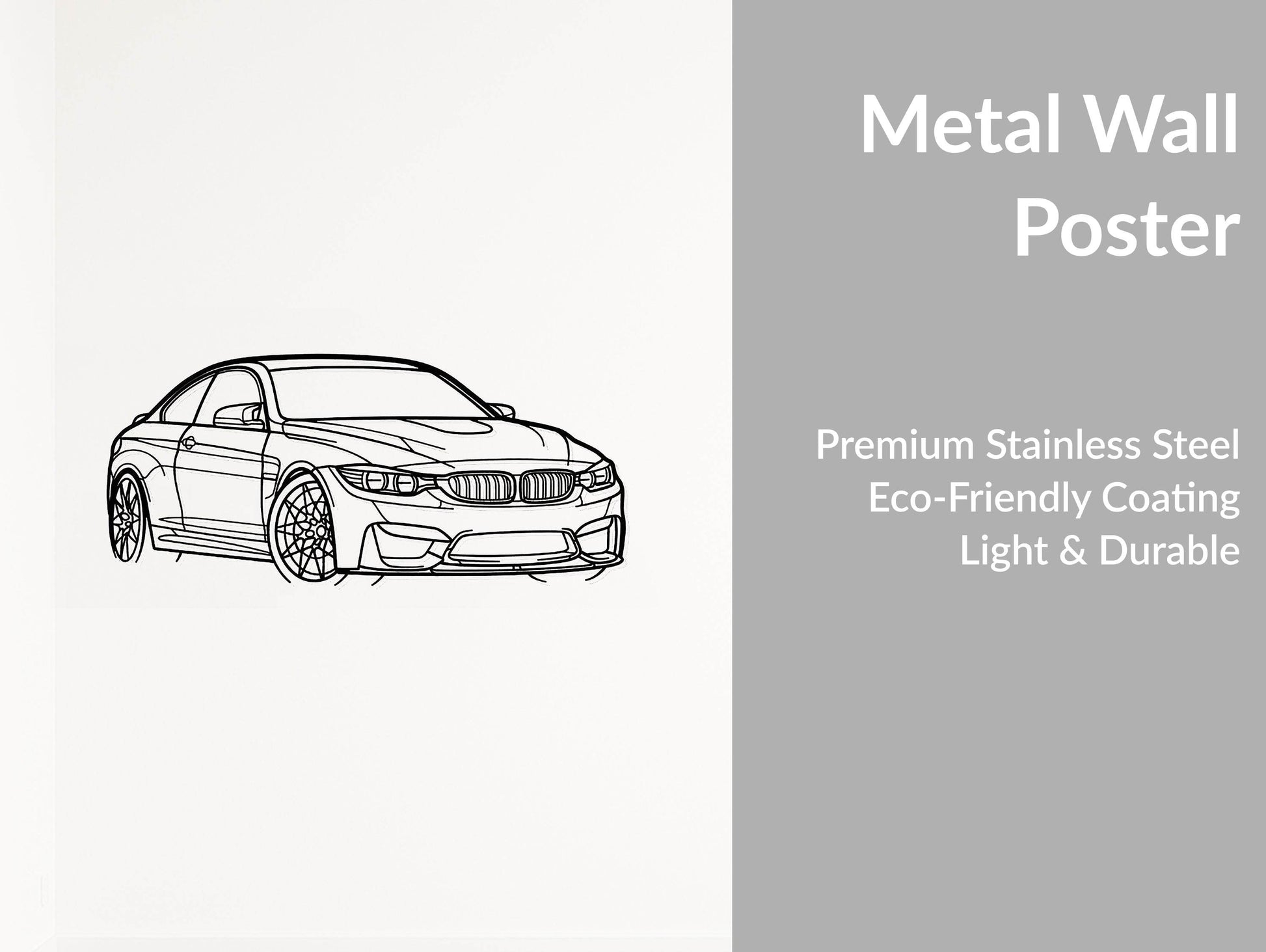 M4 F82 - Metal Wall Art - Metal Art