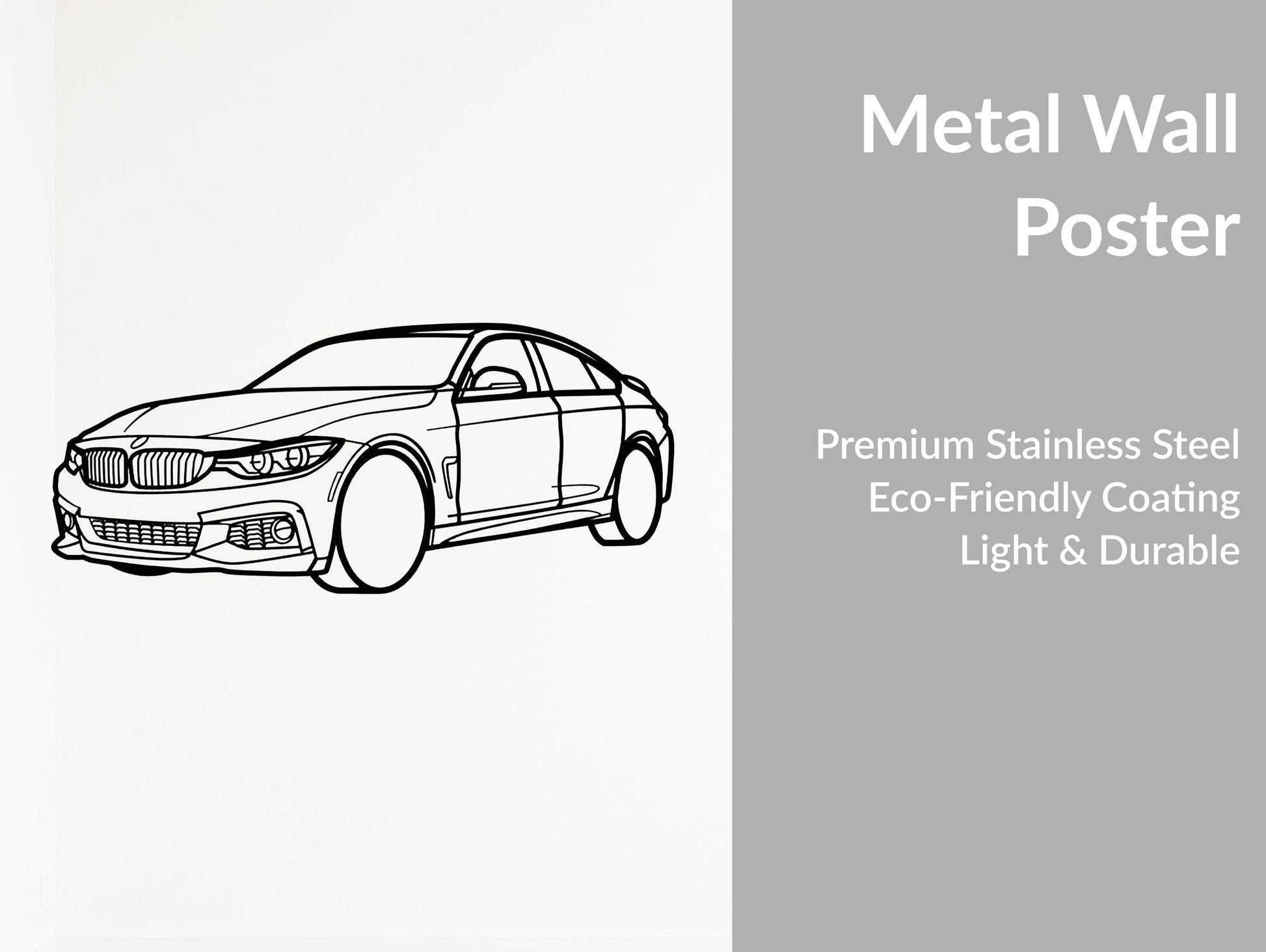 BMW 440i Grand Coupe - Metal Wall Art - Metal Art