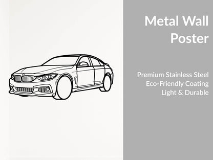 BMW 440i Grand Coupe - Metal Wall Art - Metal Art