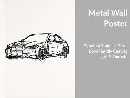 M3 G80 - Metal Wall Art - Metal Art