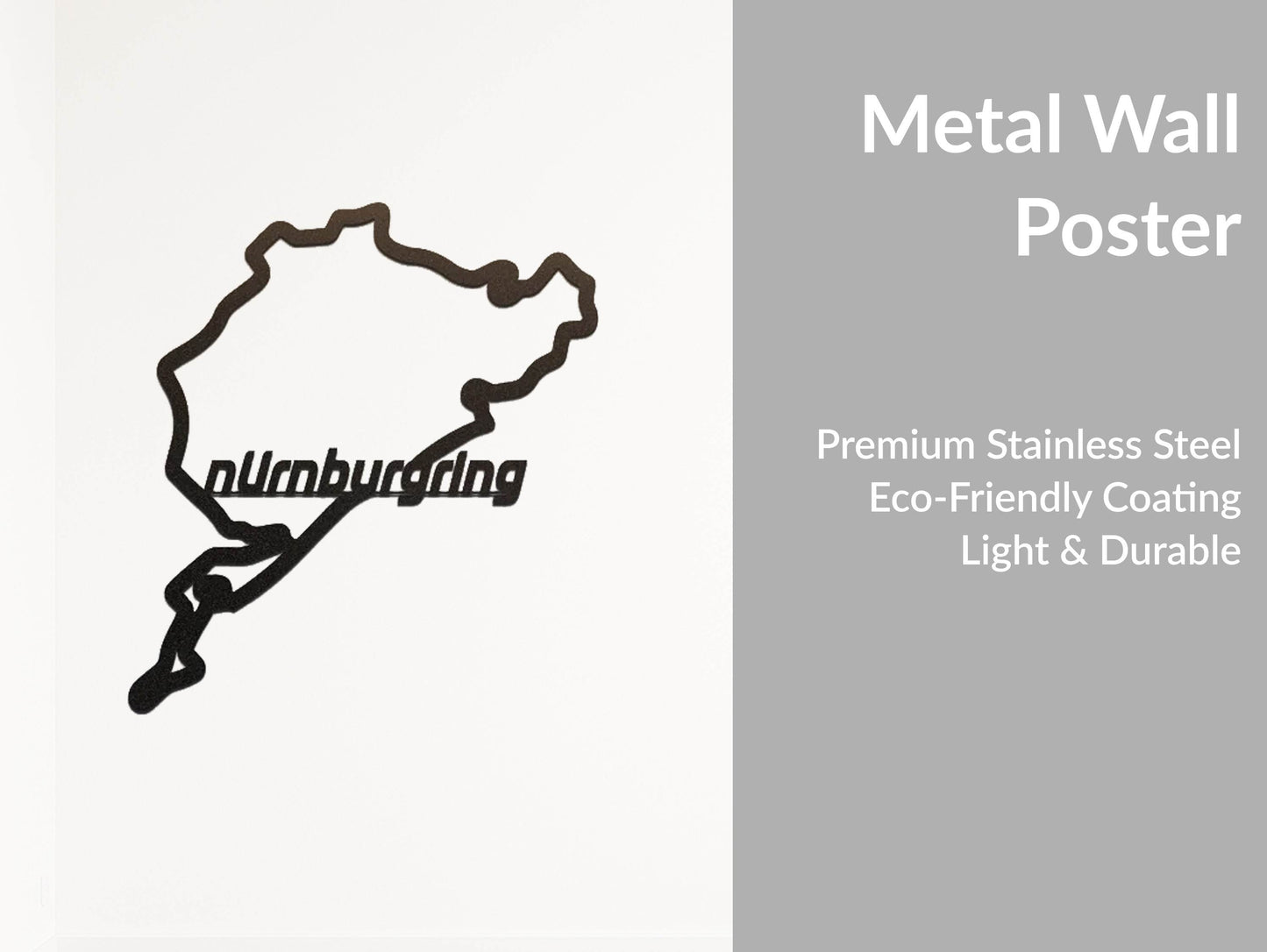 Nurburgring Metal Circuit - Metal Wall Art - Metal Art