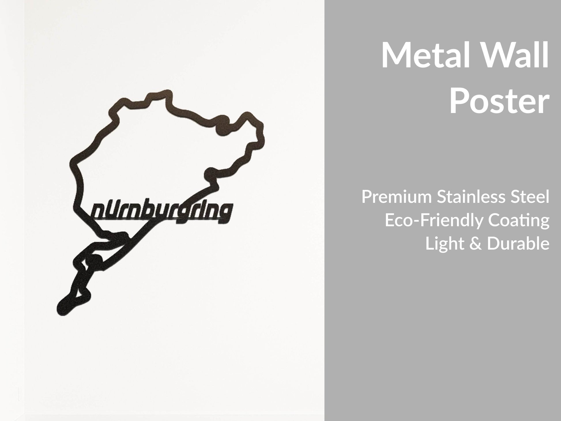 Nurburgring Metal Circuit - Metal Wall Art - Metal Art