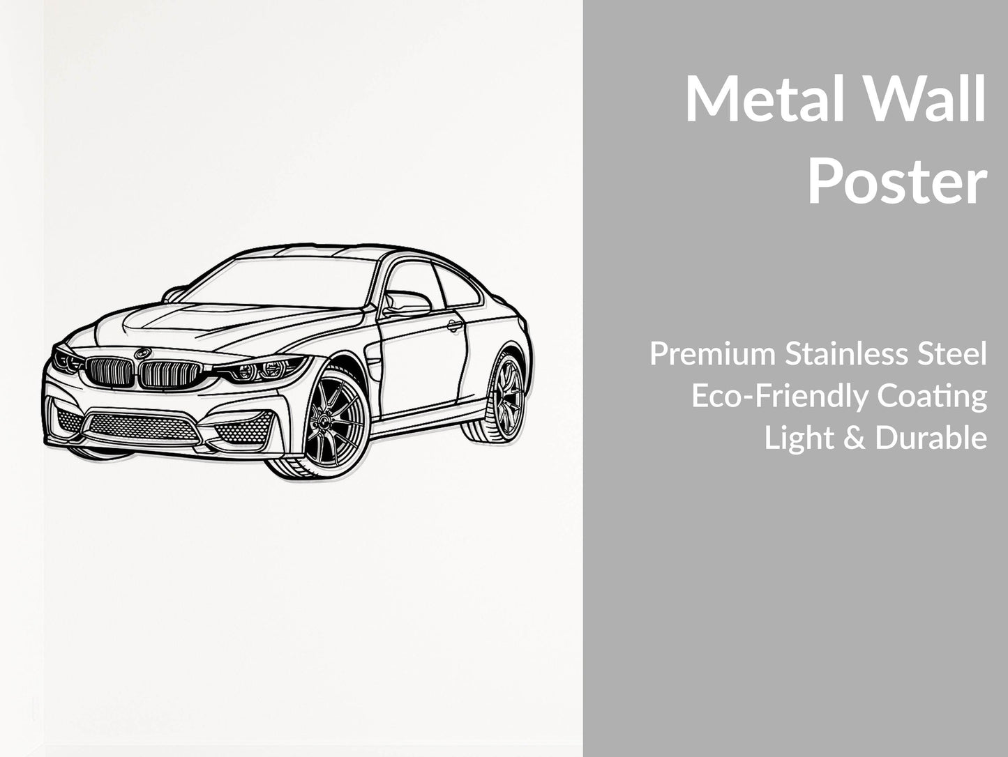 F82 M4 Perspective - Metal Wall Art - Metal Art