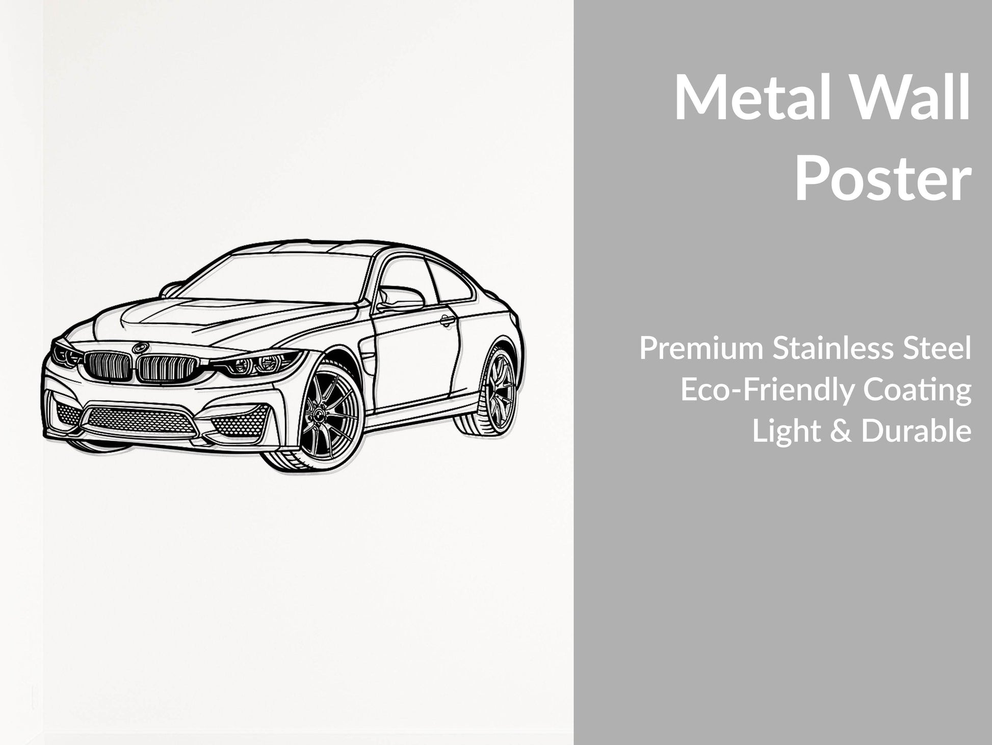 F82 M4 Perspective - Metal Wall Art - Metal Art
