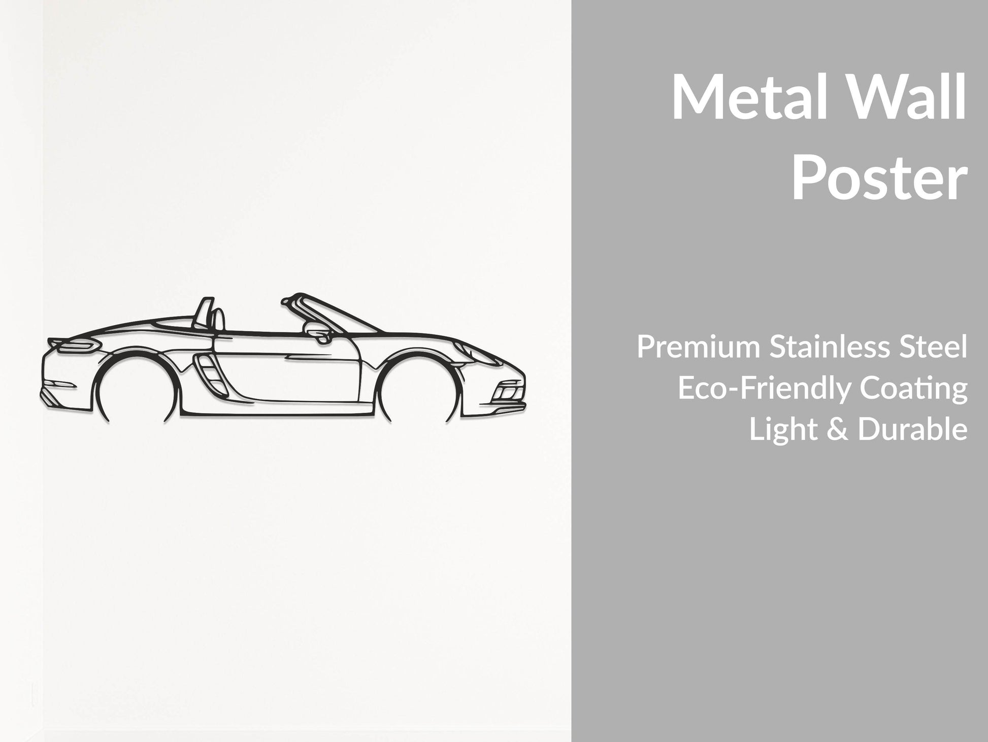 718 Boxster - Metal Wall Art - Metal Art