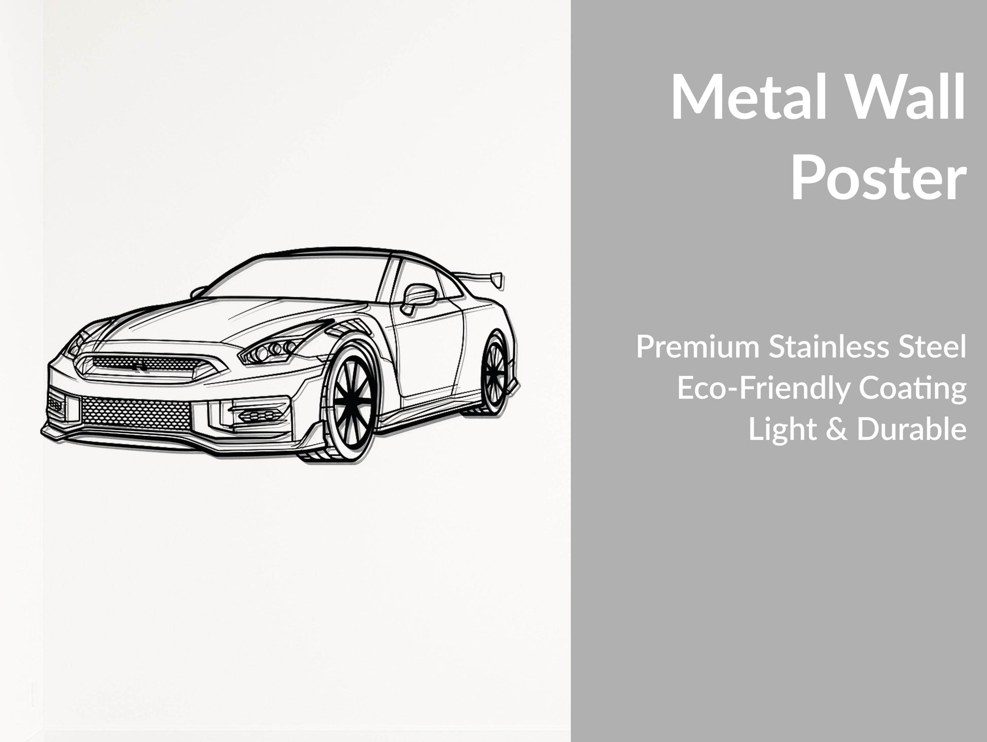 GT-R R35 - Metal Wall Art - Metal Art