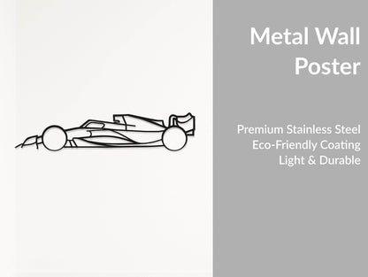 F1 Auto - Metal Wall Art - Metal Art