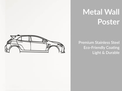Corolla GR - Metal Wall Art - Metal Art