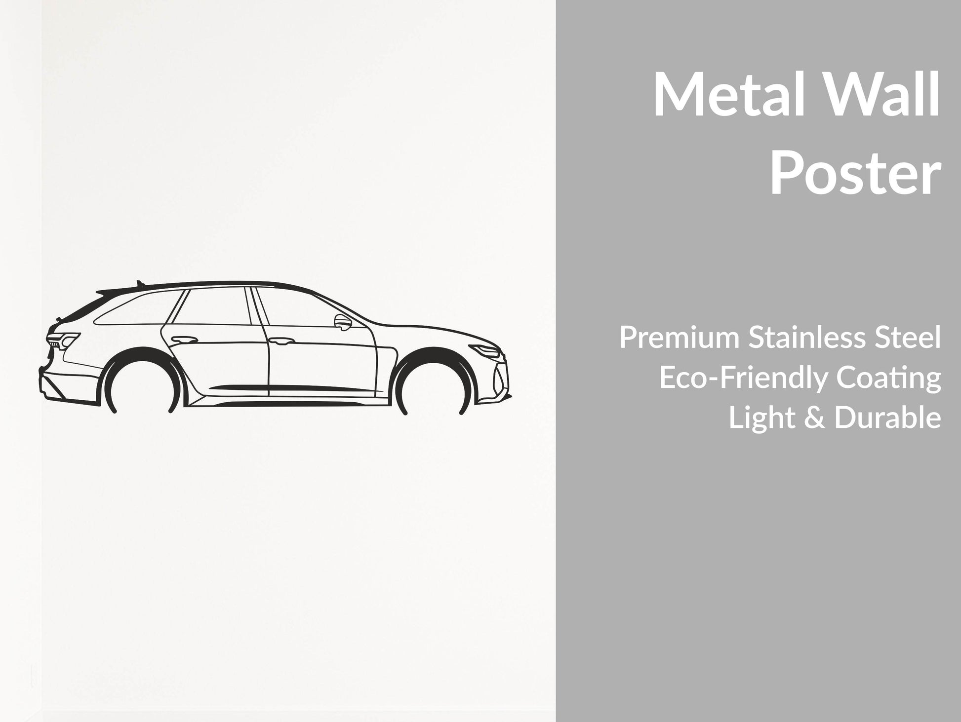 RS6 Avant - Metal Wall Art - Metal Art