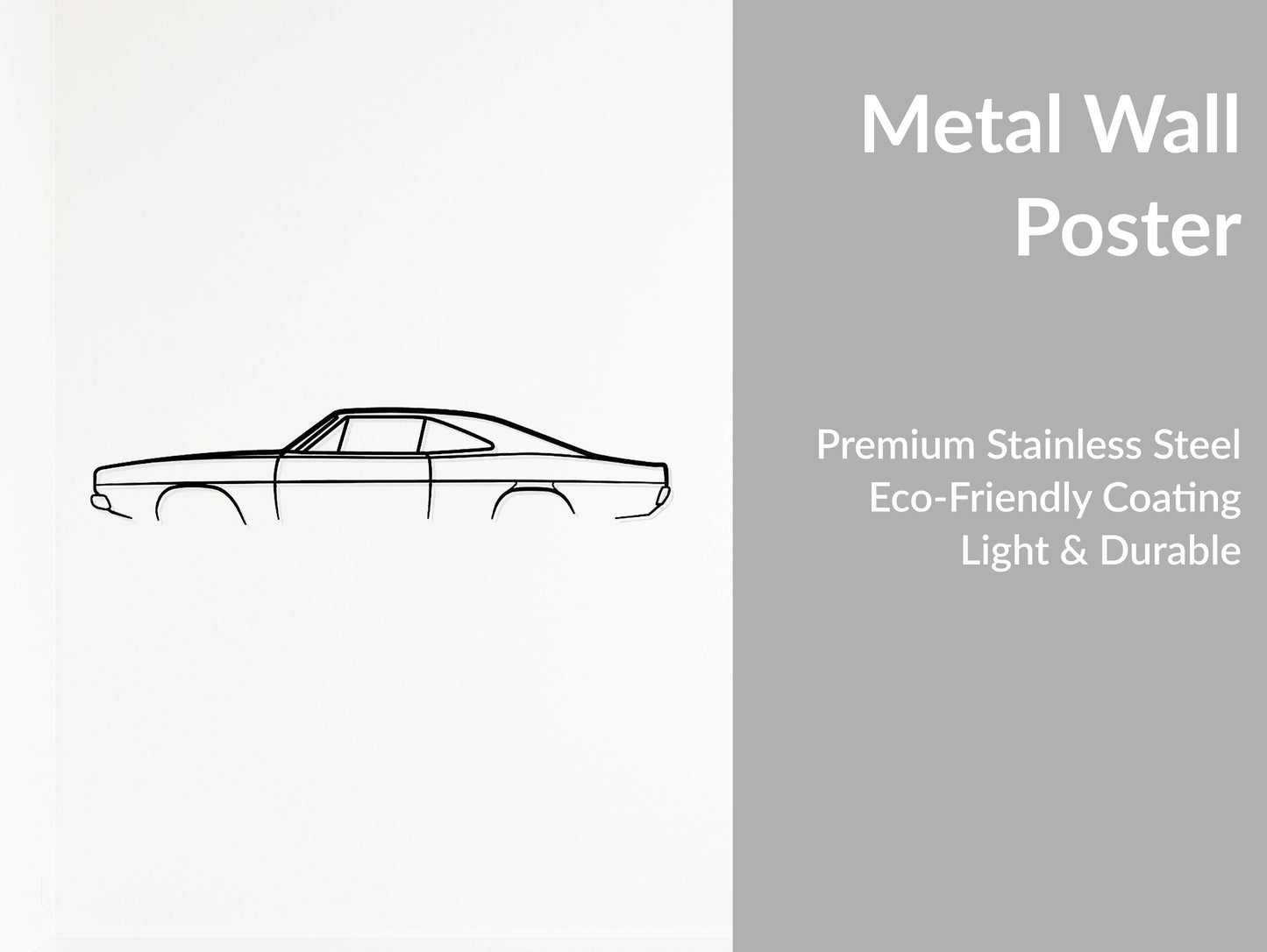 Charger 1969 - Metal Wall Art - Metal Art