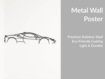 488 GTB - Metal Wall Art - Metal Art