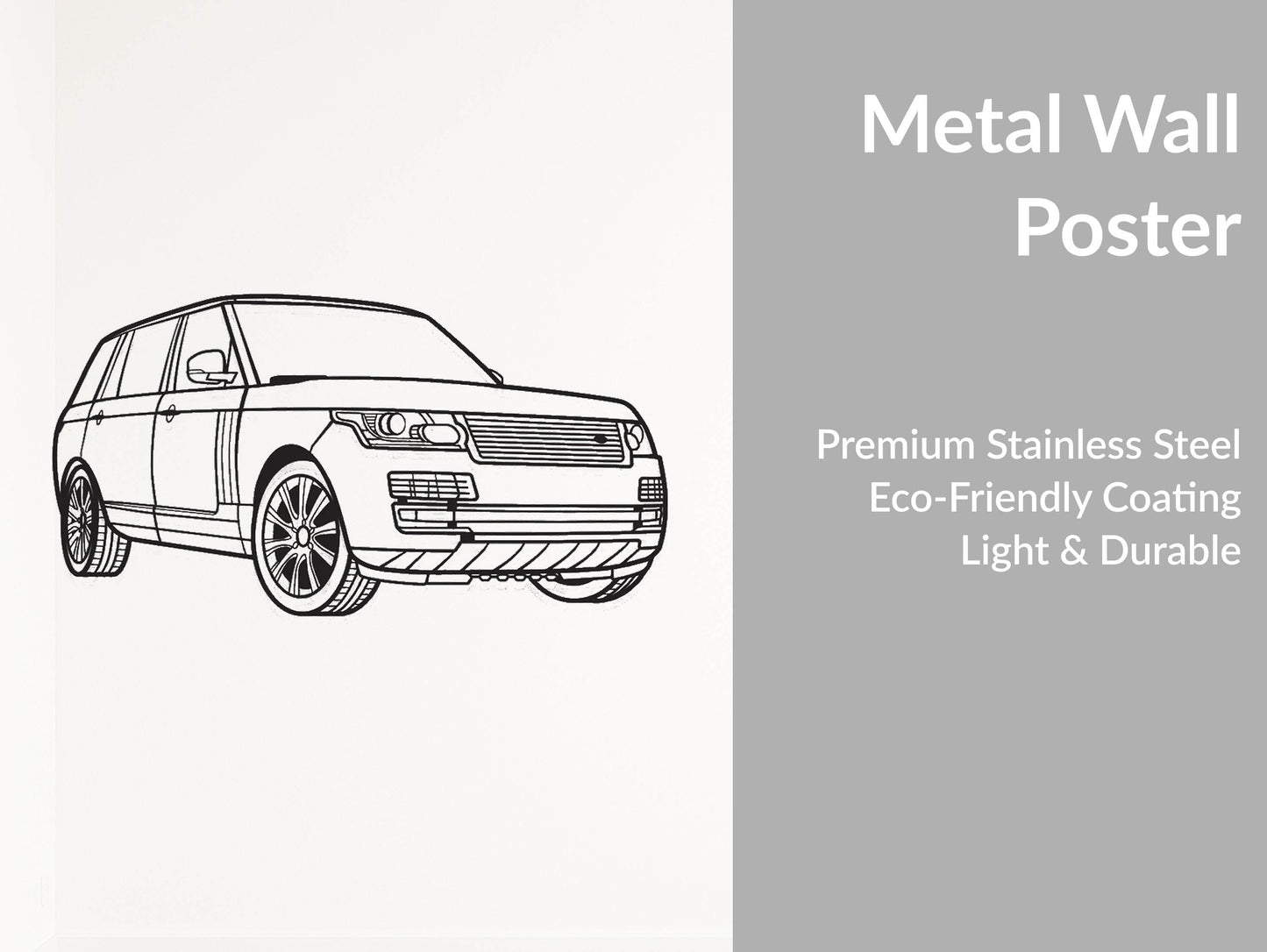 Range Rover - Metal Wall Art - Metal Art