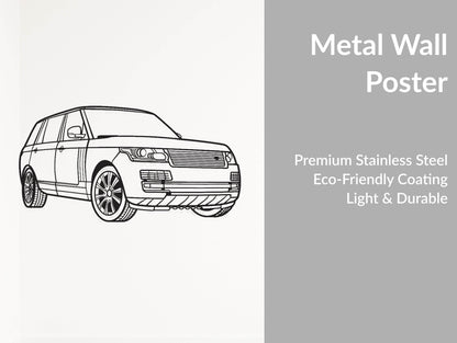 Range Rover - Metal Wall Art - Metal Art