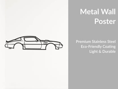 Firebird Trans Am - Metal Wall Art - Metal Art