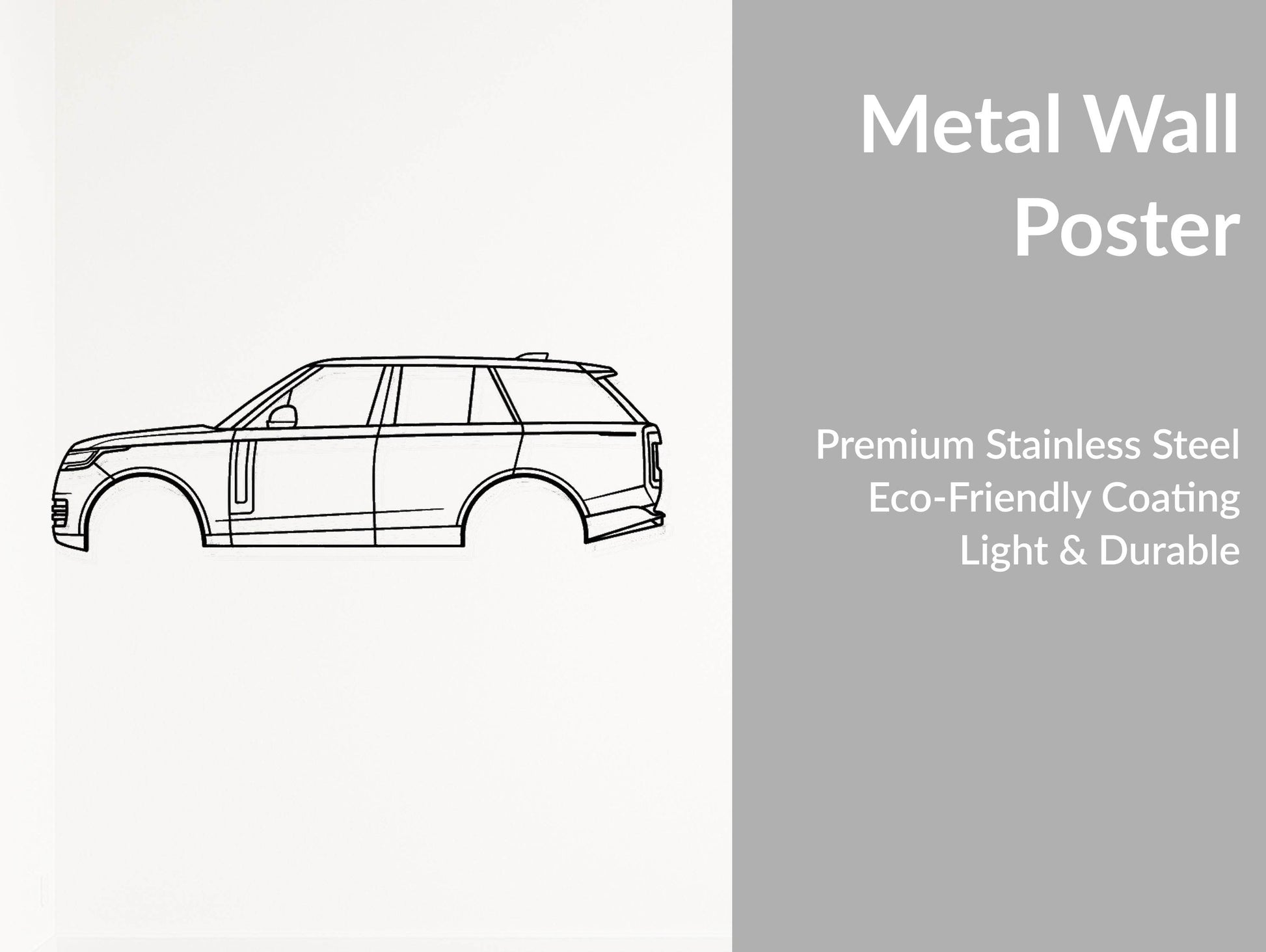 2022 Range Rover - Metal Wall Art - Metal Art
