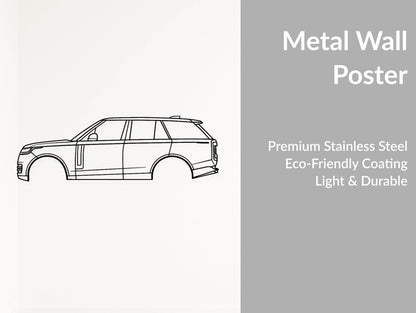 2022 Range Rover - Metal Wall Art - Metal Art