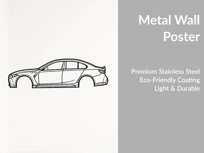 G80 M3 Competition - Metal Wall Art - Metal Art