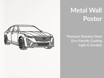 CT5-V Blackwing Perspective - Metal Wall Art - Metal Art