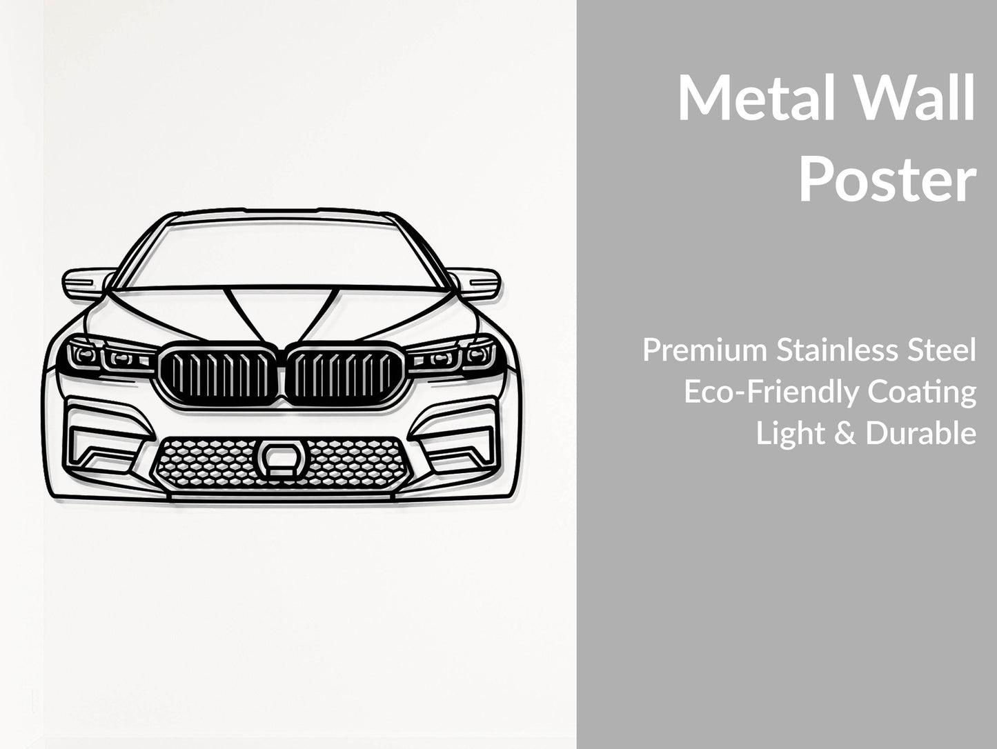 M5 Competition Front - Metal Wall Art - Metal Art
