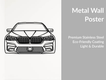 M5 Competition Front - Metal Wall Art - Metal Art