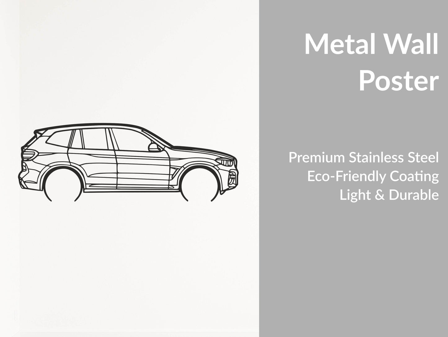 X3 - Metal Wall Art - Metal Art