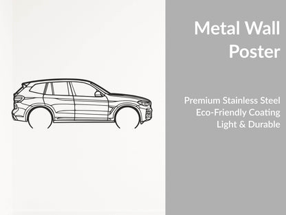 X3 - Metal Wall Art - Metal Art