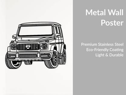G63 AMG Perspective - Metal Wall Art - Metal Art
