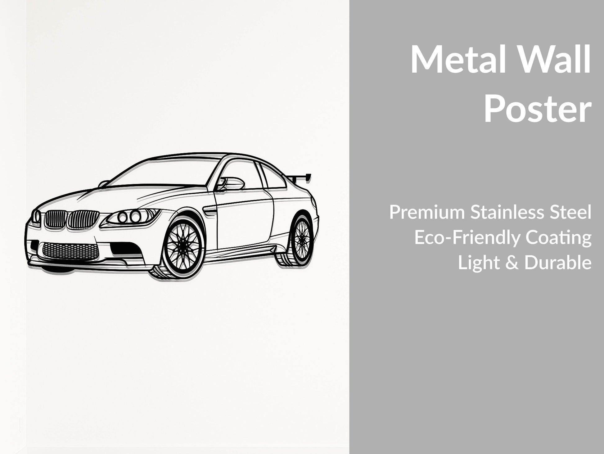 M3 E92 - Metal Wall Art - Metal Art