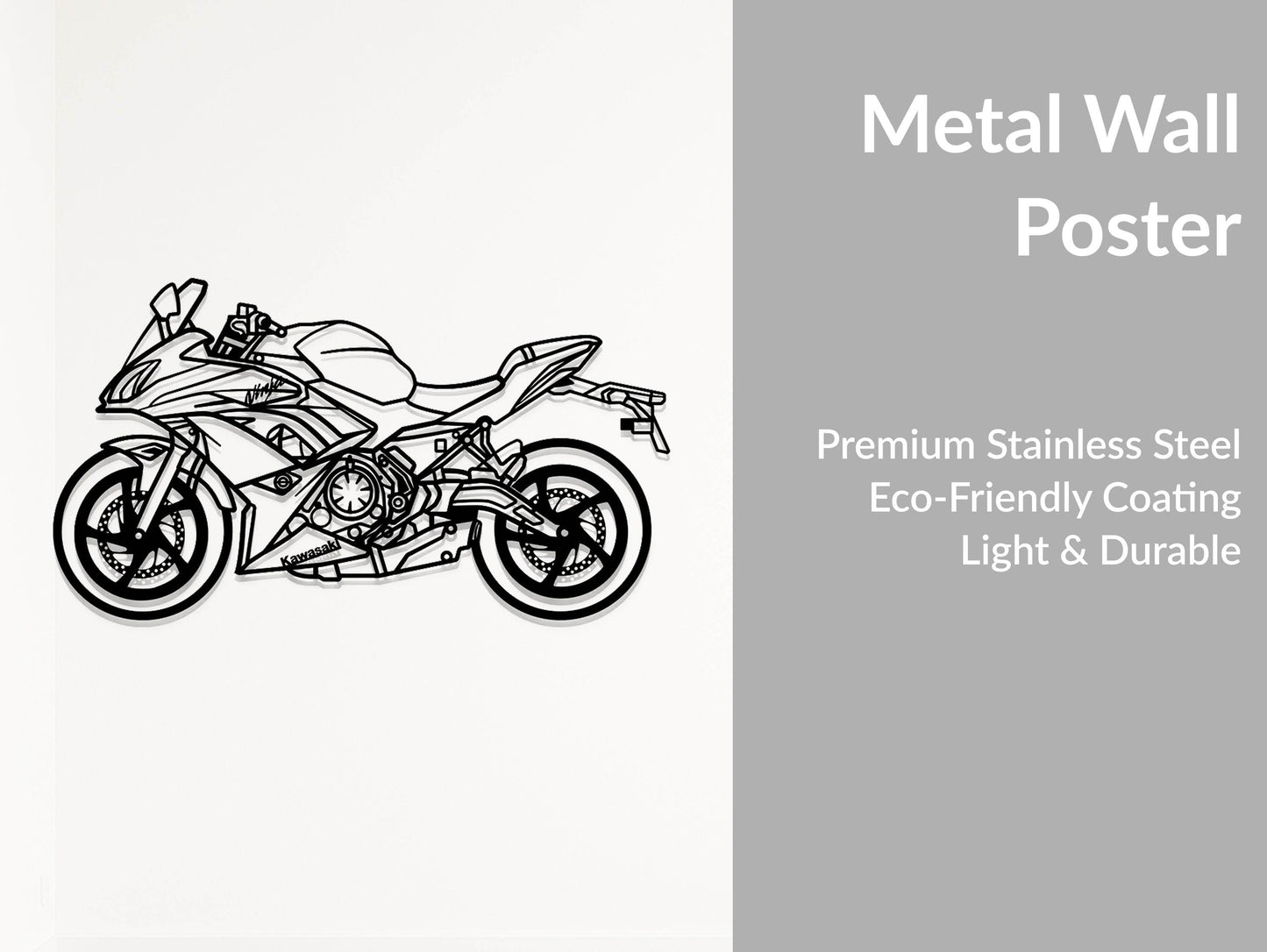 Ninja EX650M - Metal Wall Art - Metal Art