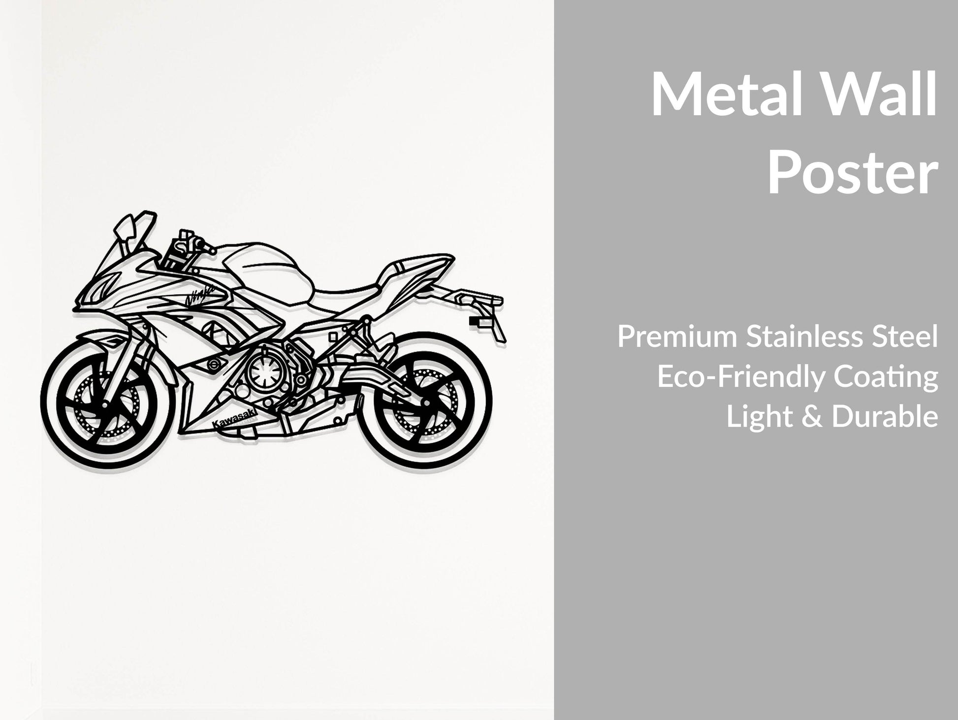 Ninja EX650M - Metal Wall Art - Metal Art