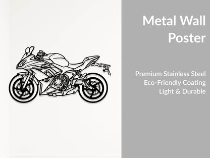 Ninja EX650M - Metal Wall Art - Metal Art