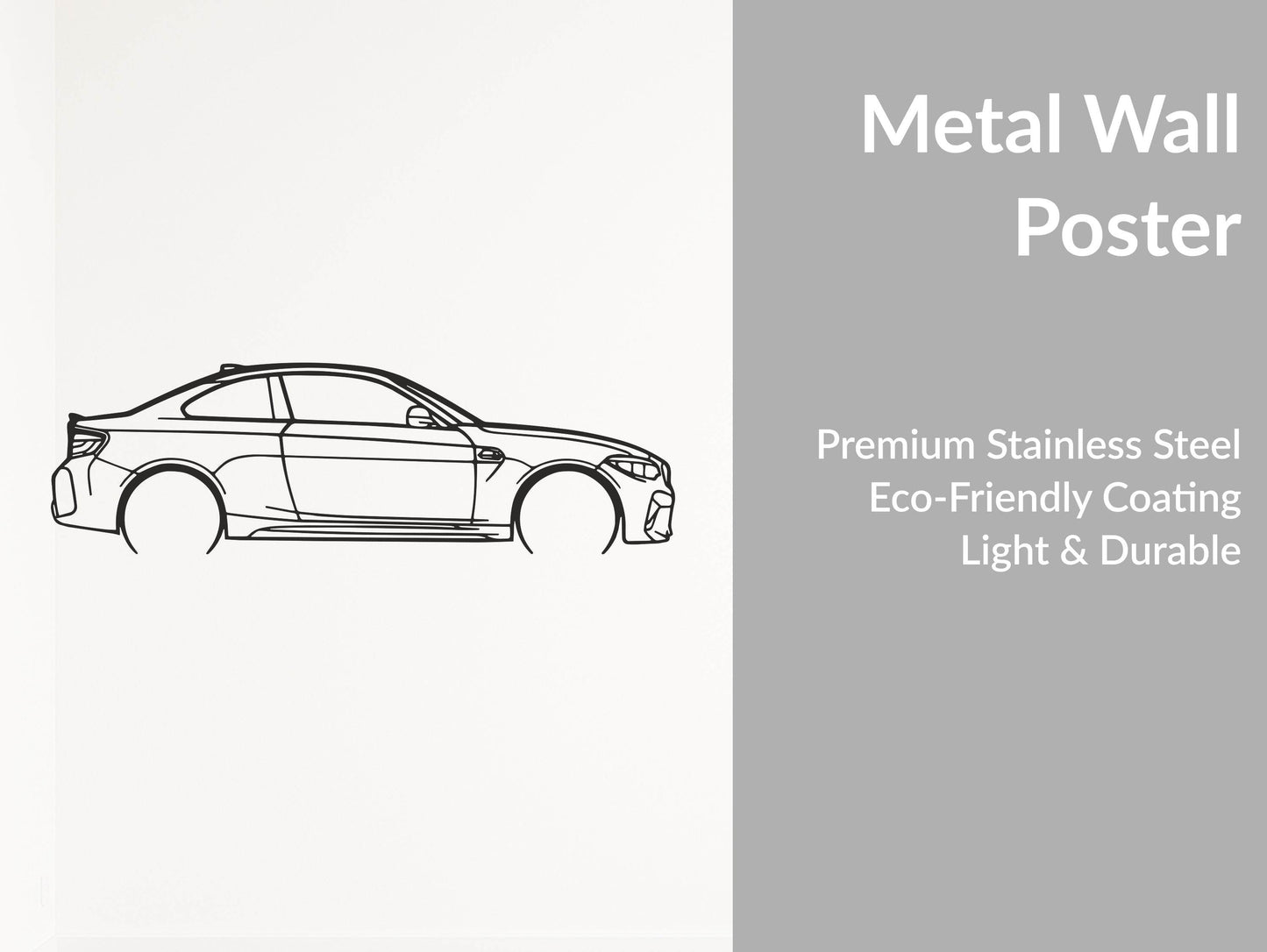 M2 F87 - Metal Wall Art - Metal Art