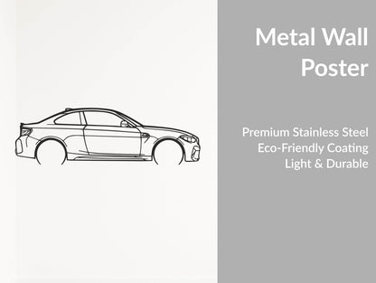 M2 F87 - Metal Wall Art - Metal Art