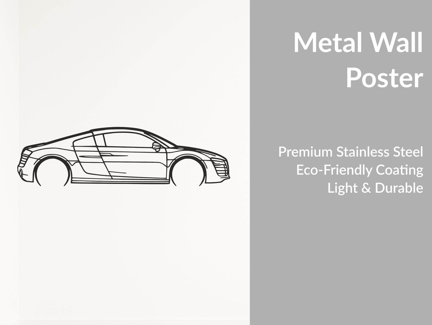 R8 - Metal Wall Art - Metal Art