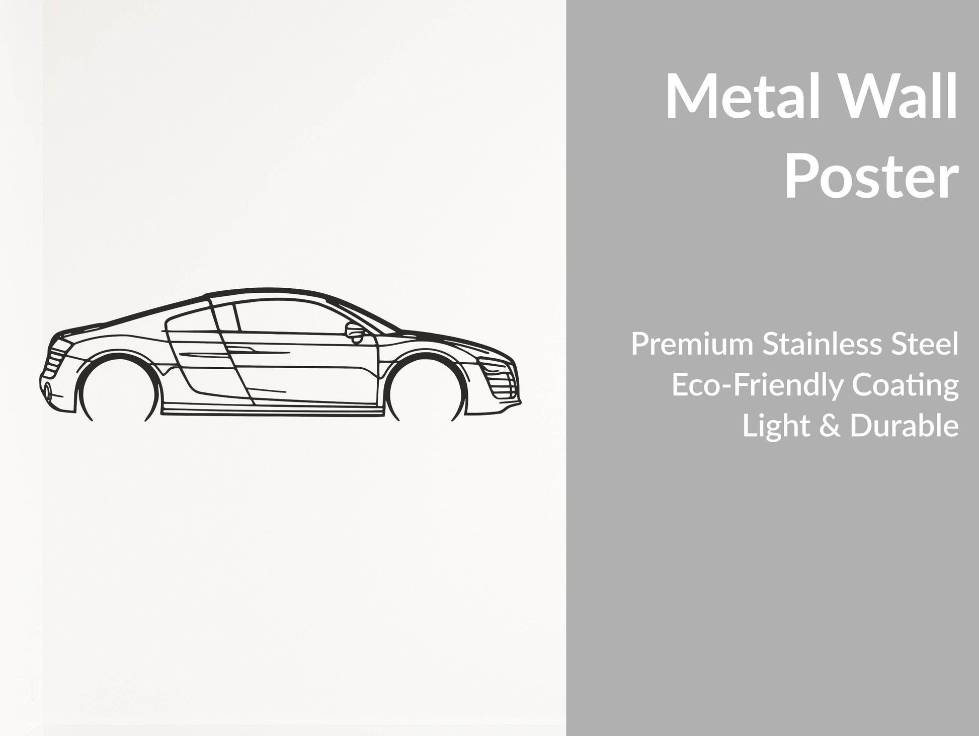 R8 - Metal Wall Art - Metal Art