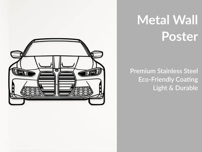 M4 G82 - Metal Wall Art - Metal Art