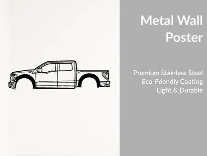 F-150 Raptor 3rd Gen - Metal Wall Art - Metal Art
